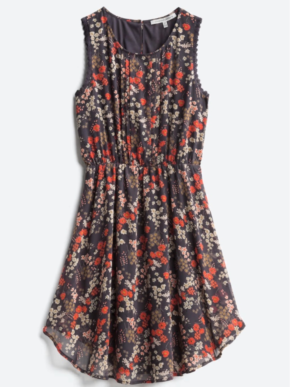COLLECTIVE CONCEPTS Iris Crochet Trim Dress (M)
